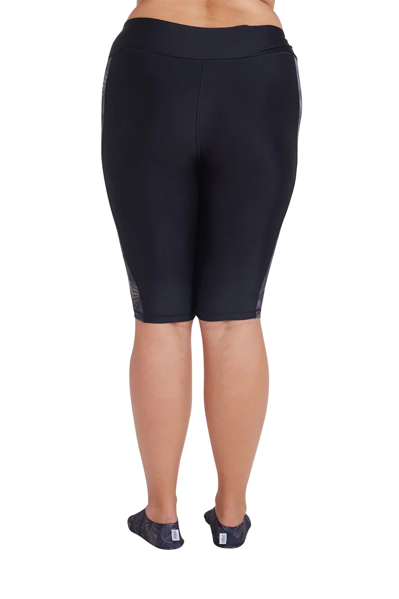 COEGA SUNWEAR COEGA  Ladies Ladies Shorts Swim Long - Nero Silver Tropical